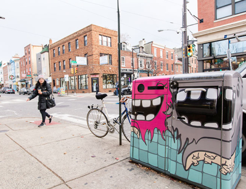 Mural Arts Trash Cans